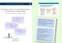 Titelsidan av LTU:s rapport och exempelbilder på checklistor